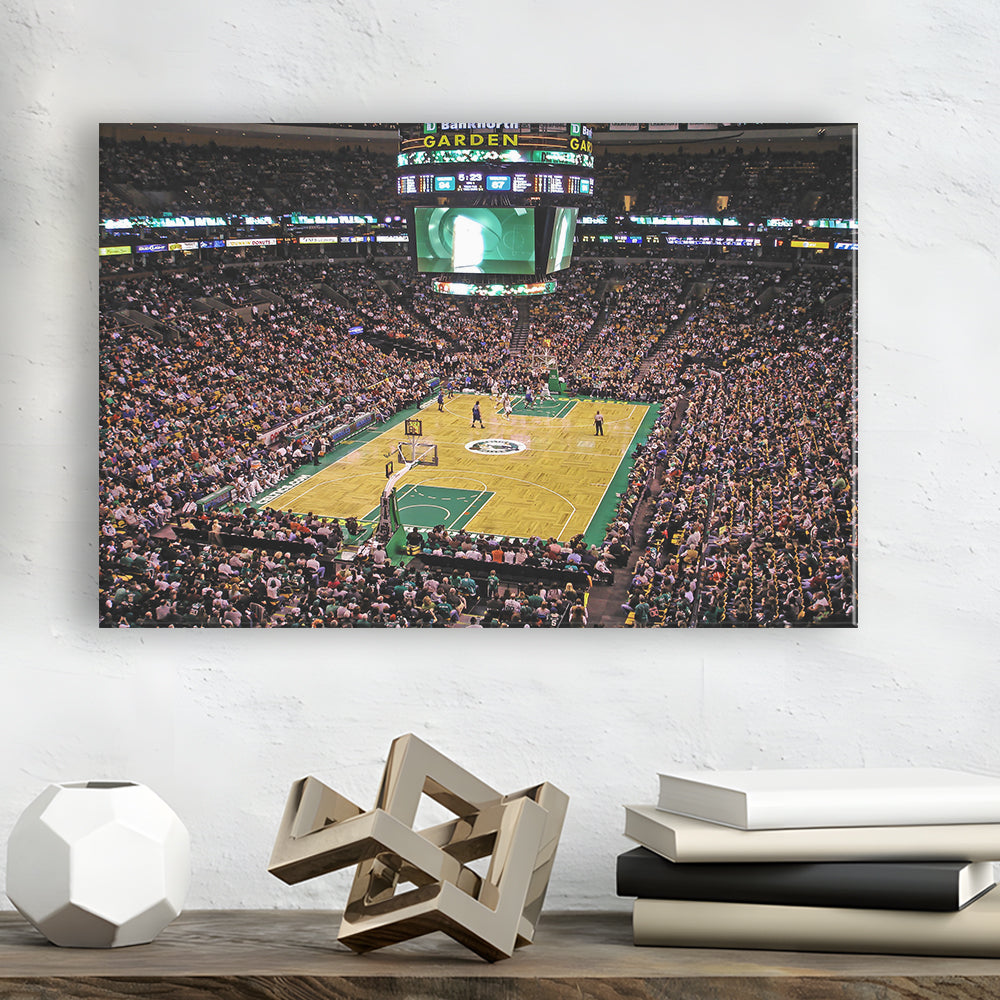 Td Garden Boston, Stadium Canvas, Sport Art, Gift for him, Man Cave Decor, Art Print, Canvas Print Wall Art