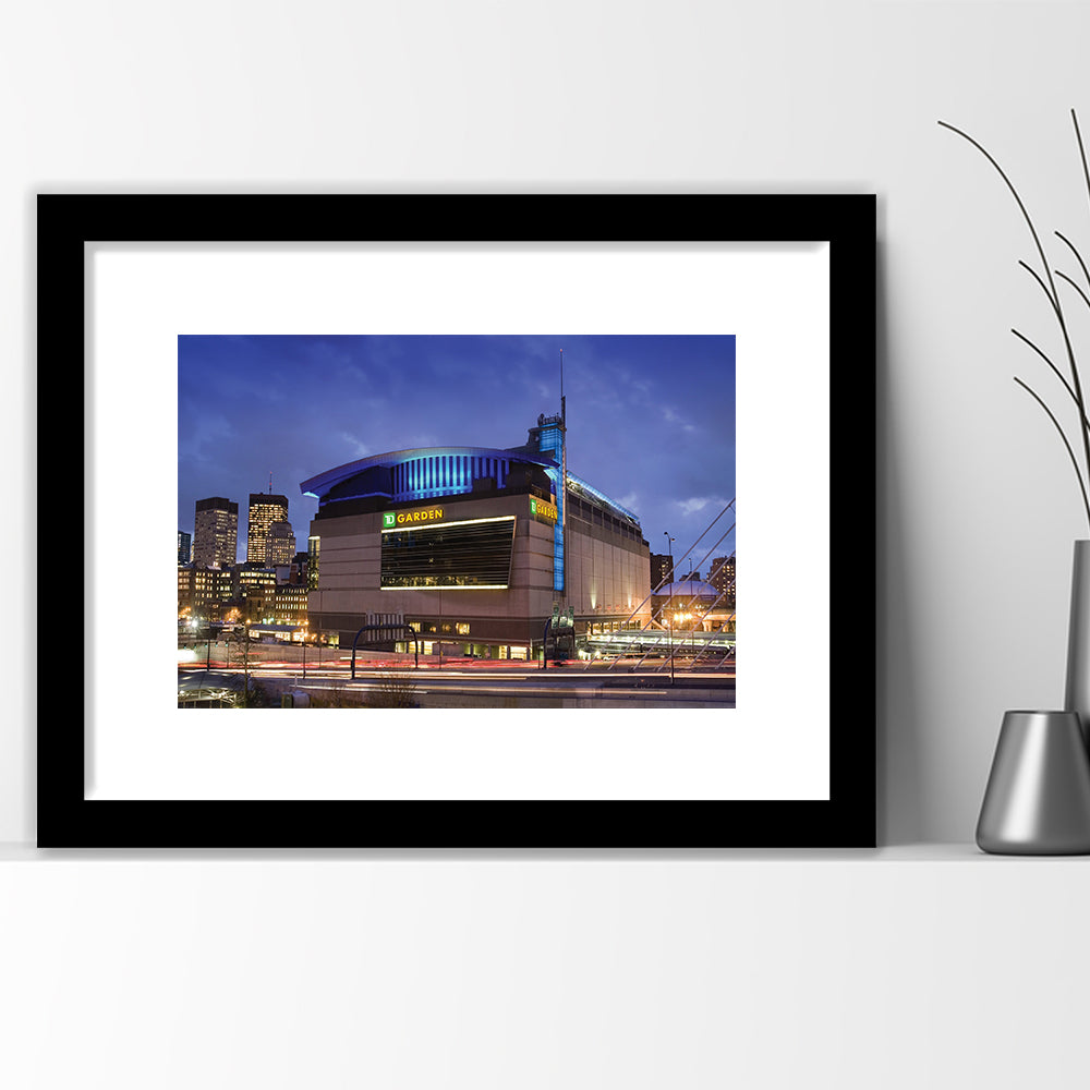 Td Garden, Stadium Canvas, Sport Art, Gift for him, White Border Framed Art Print Wall Decor