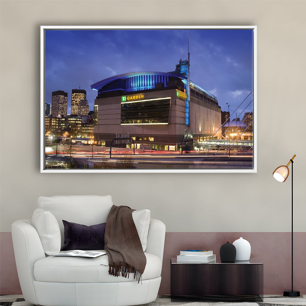 Td Garden, Stadium Canvas, Sport Art, Framed Canvas Print Wall Art, Floating Frame