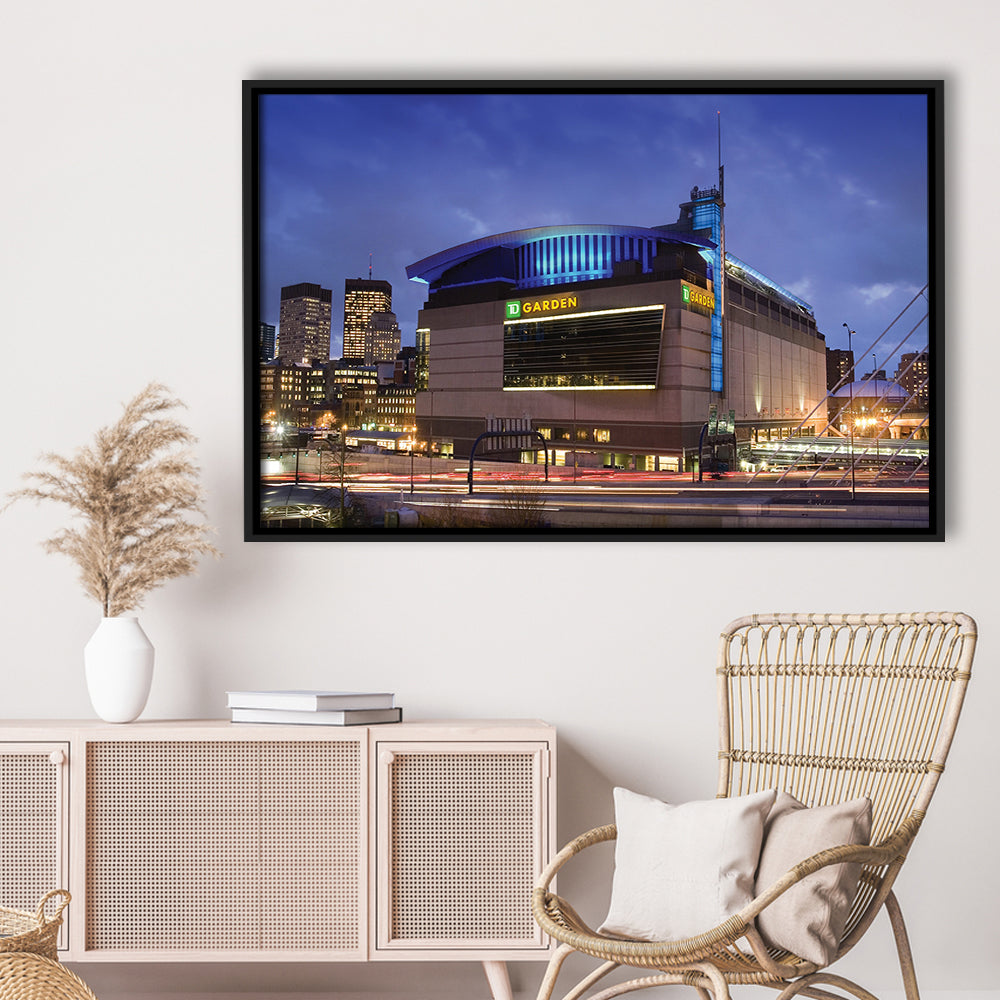 Td Garden, Stadium Canvas, Sport Art, Framed Canvas Print Wall Art, Floating Frame