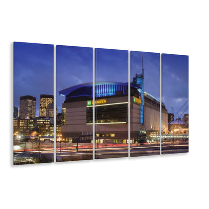 Td Garden, Stadium Canvas, Sport Art, 5 Panel B, Extra Large Canvas, Canvas Print Wall Art