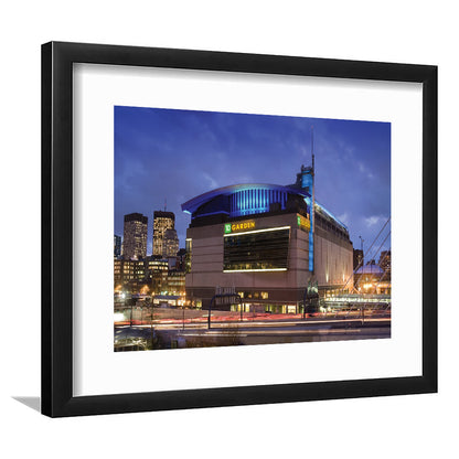 Td Garden, Stadium Canvas, Sport Art, Gift for him, White Border Framed Art Print Wall Decor
