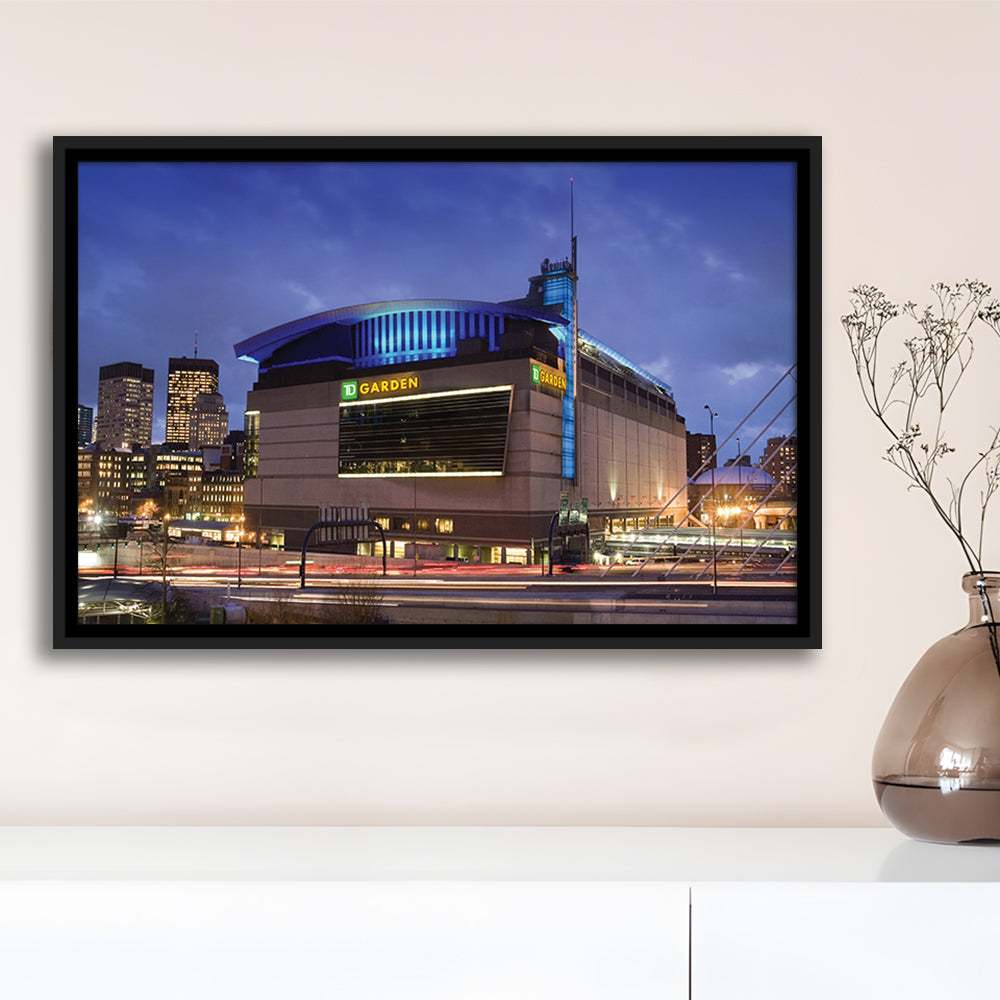 Td Garden, Stadium Canvas, Sport Art, Framed Canvas Print Wall Art, Floating Frame