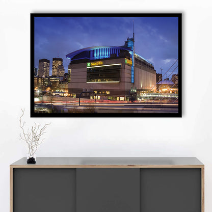 Td Garden, Stadium Canvas, Sport Art, Gift for him, Framed Art Print Wall Decor, Picture Framed