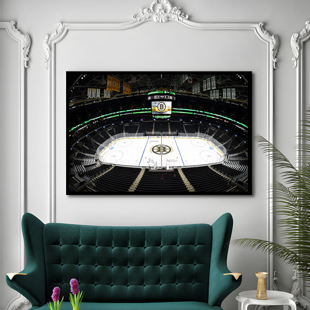 Td Garden Stadium, Stadium Canvas, Sport Art, Gift for him, Framed Art Print Wall Decor, Picture Framed
