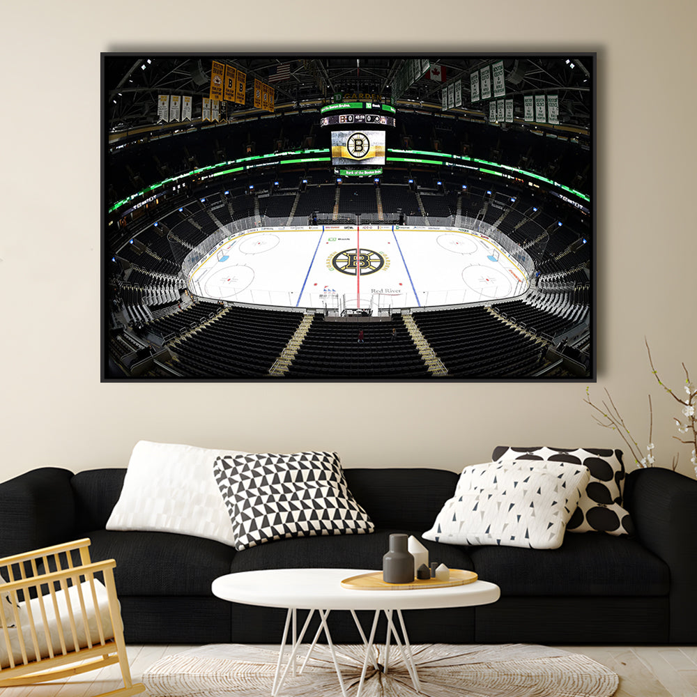Td Garden Stadium, Stadium Canvas, Sport Art, Framed Canvas Print Wall Art, Floating Frame