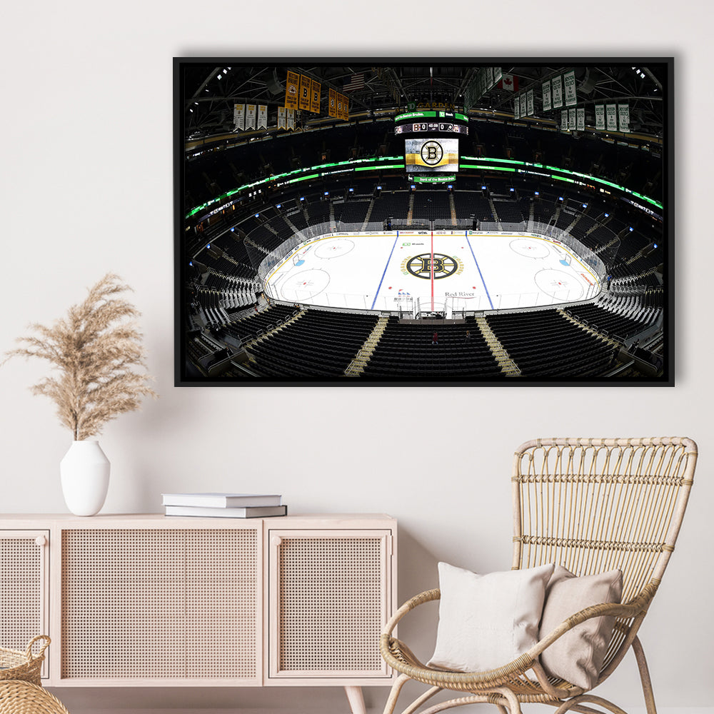 Td Garden Stadium, Stadium Canvas, Sport Art, Framed Canvas Print Wall Art, Floating Frame