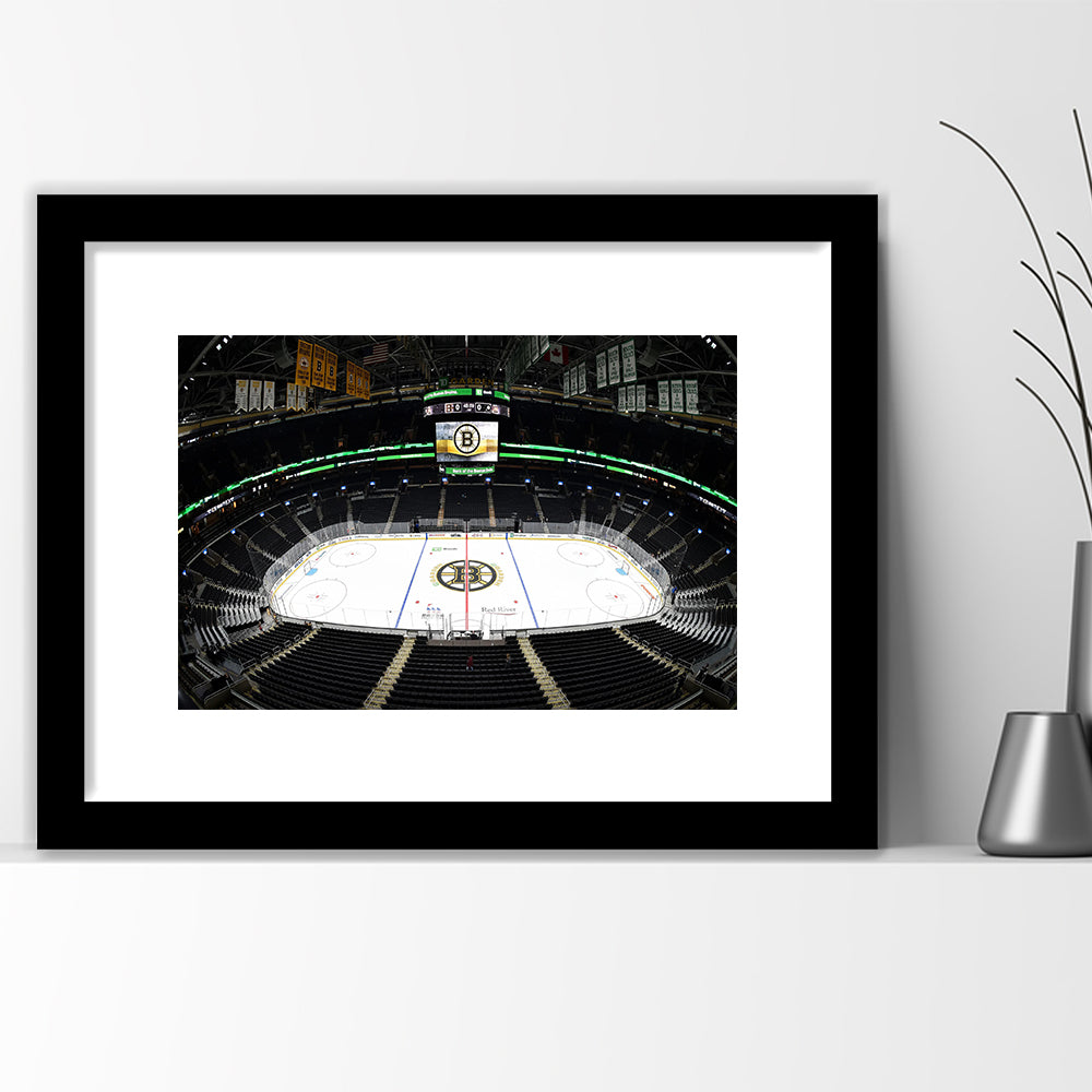 Td Garden Stadium, Stadium Canvas, Sport Art, Gift for him, White Border Framed Art Print Wall Decor