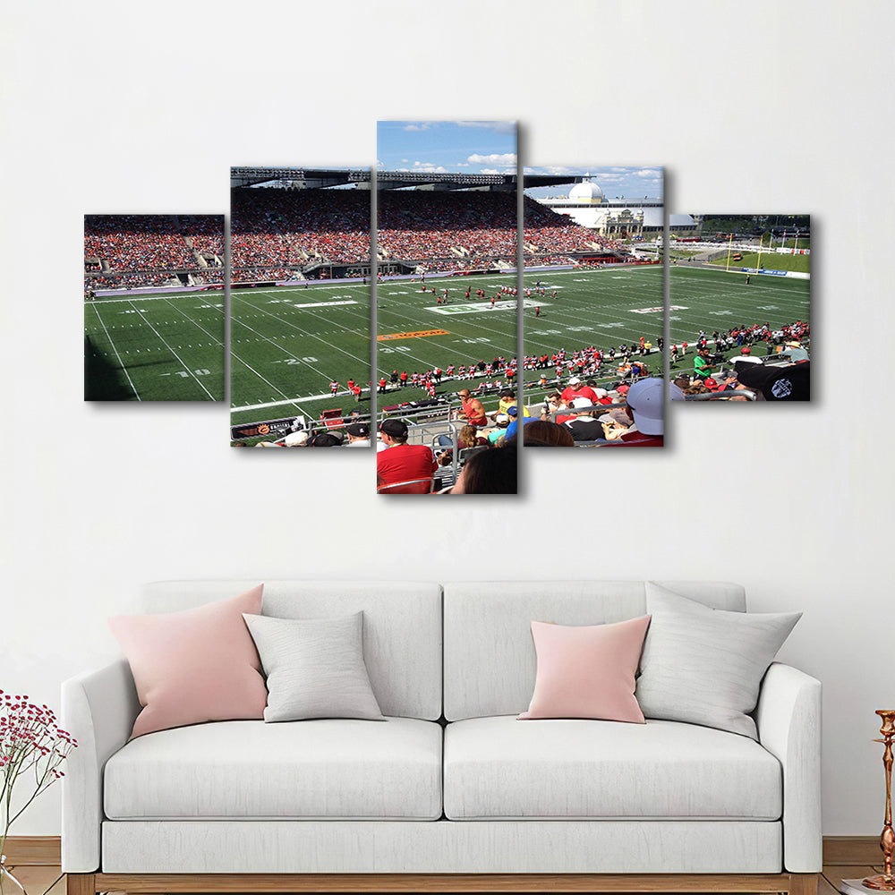 Td Stadium, Stadium Canvas, Sport Art, Gift for him, 5 Panel, Large Canvas, Canvas Print Wall Art