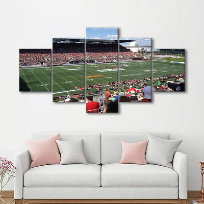 Td Stadium, Stadium Canvas, Sport Art, Gift for him, 5 Panel, Large Canvas, Canvas Print Wall Art