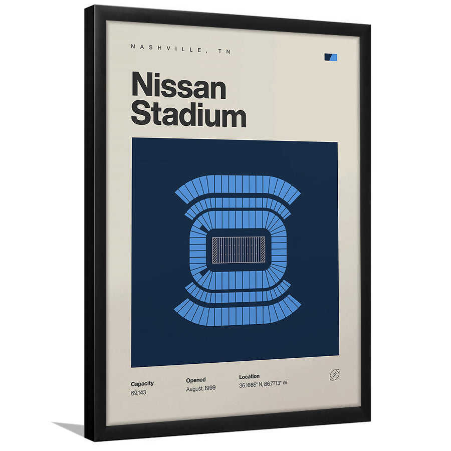 Tennessee Titans Stadium Print, Nissan Stadium Print, Gifts for him, Sport Art, Framed Art Print Wall Decor