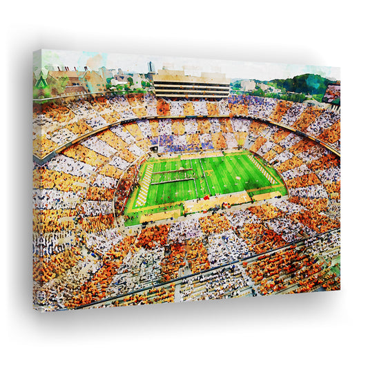 Tennessee Volunteers Neyland Stadium American Sport, Canvas Art Decor Print, Canvas Print Wall Art Home Decor