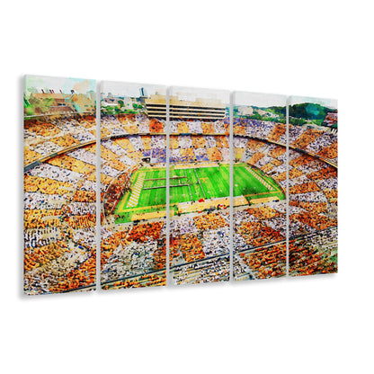 Tennessee Volunteers Neyland Stadium American Sport, Canvas Art Print, Multi Panels Canvas Print Wall Art