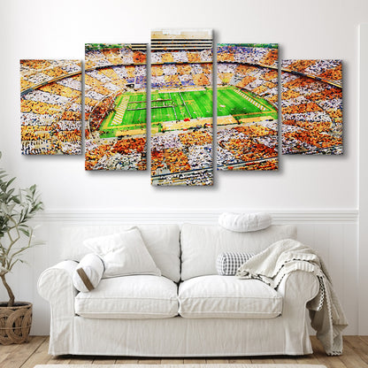 Tennessee Volunteers Neyland Stadium American Sport, Canvas Art Decor Print, Mixed Panels Canvas Print Wall Art