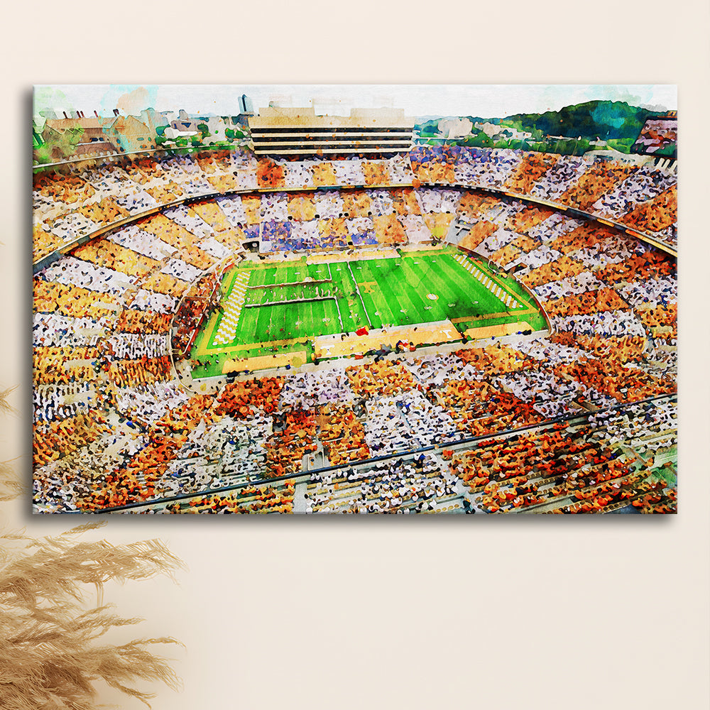 Tennessee Volunteers Neyland Stadium American Sport, Canvas Art Decor Print, Canvas Print Wall Art Home Decor