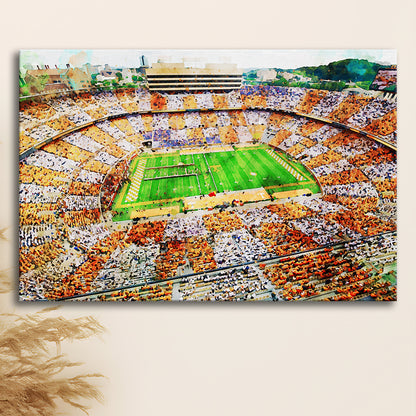 Tennessee Volunteers Neyland Stadium American Sport, Canvas Art Decor Print, Canvas Print Wall Art Home Decor
