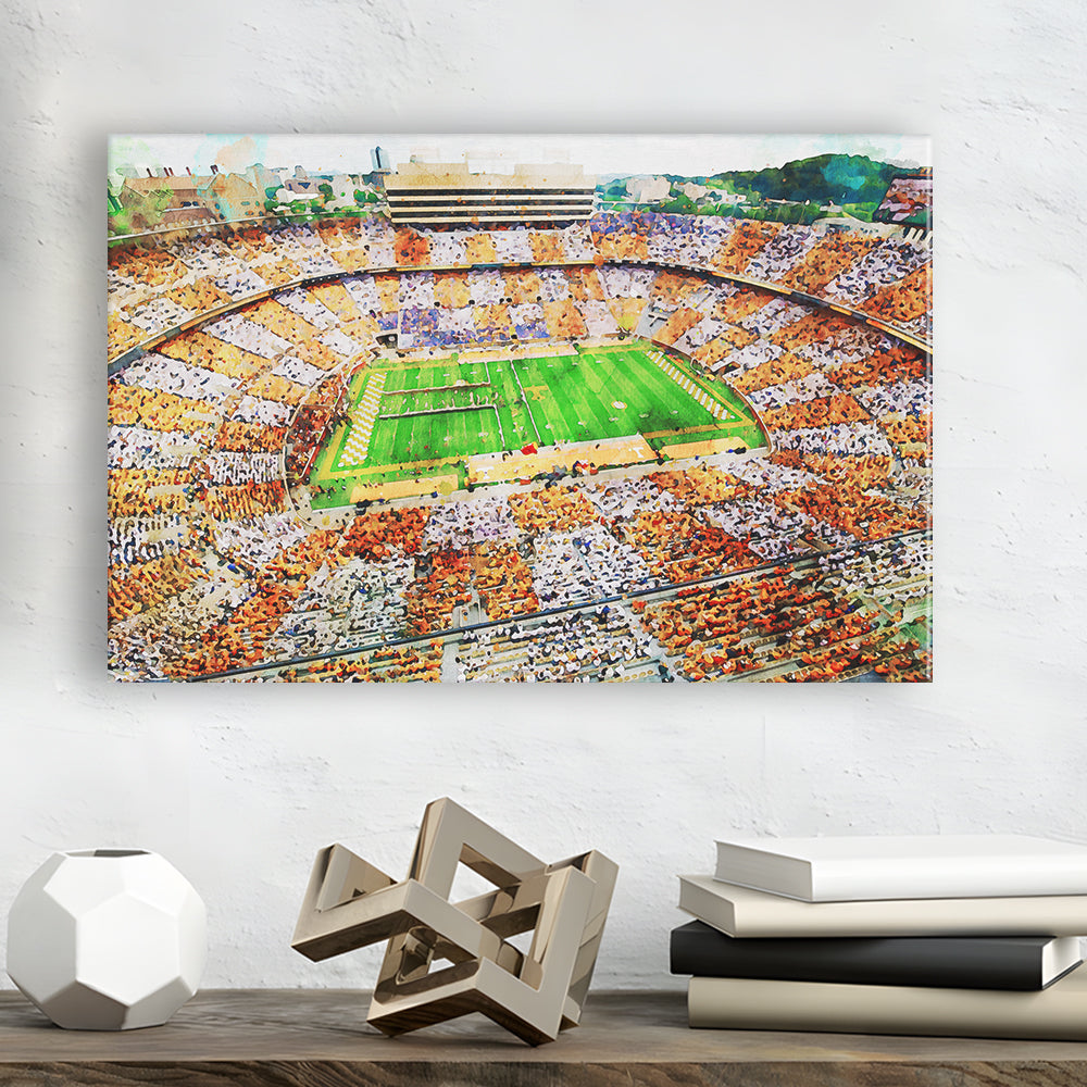 Tennessee Volunteers Neyland Stadium American Sport, Canvas Art Decor Print, Canvas Print Wall Art Home Decor
