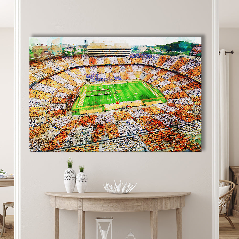 Tennessee Volunteers Neyland Stadium American Sport, Canvas Art Decor Print, Canvas Print Wall Art Home Decor