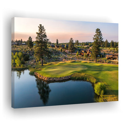 Tetherow Golf Club, Hole 13 Fine Art, Golf Art Print,Gifts Golf Lover