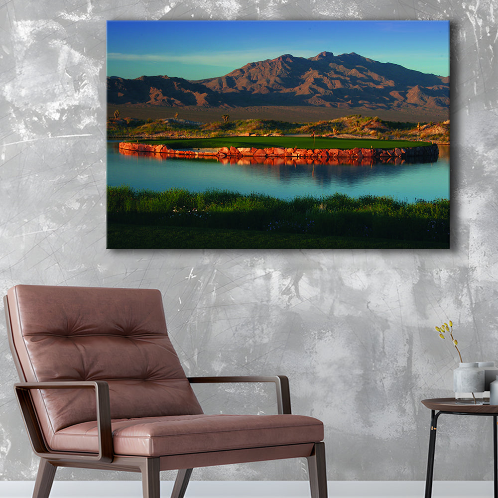 The Best Dye In Sin City Las Vegas Paiute Golf Resort, Golf Art Print,Gifts Golf Lover