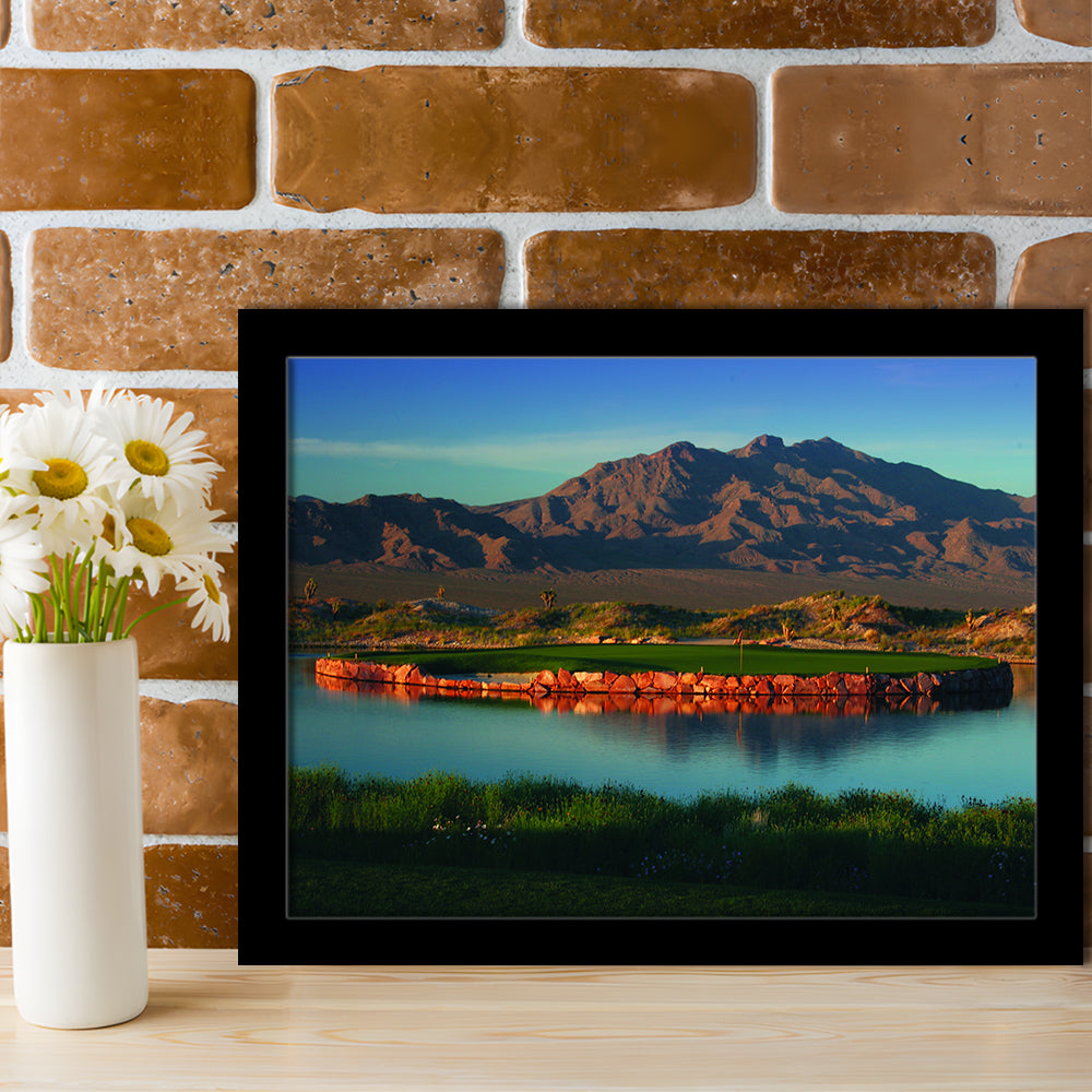 The Best Dye In Sin City Las Vegas Paiute Golf Resort, Framed Art Print Wall Decor, Picture Framed