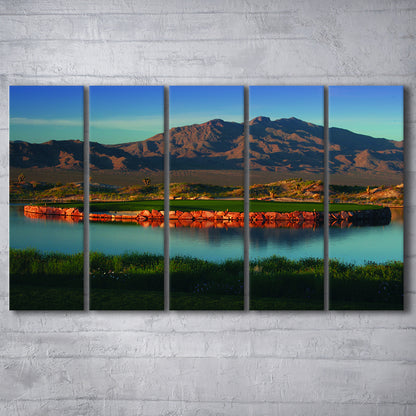 The Best Dye In Sin City Las Vegas Paiute Golf Resort, Golf Art Print, Extra Large Canvas Print Wall Art