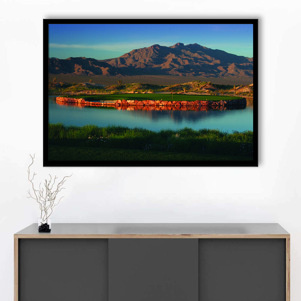 The Best Dye In Sin City Las Vegas Paiute Golf Resort, Framed Art Print Wall Decor, Picture Framed