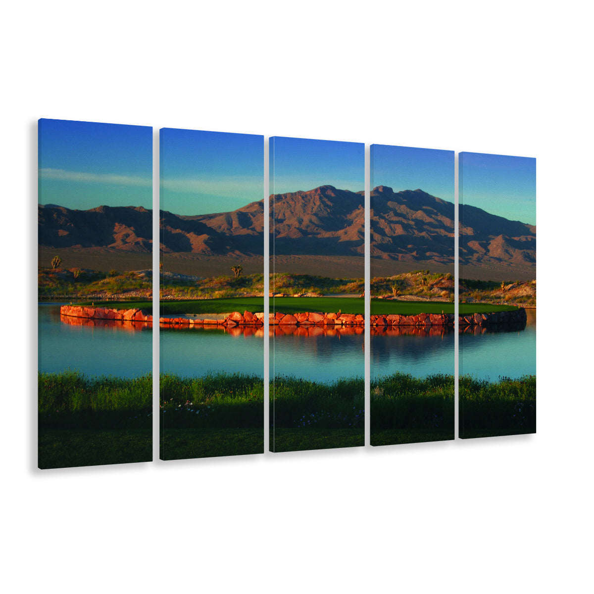The Best Dye In Sin City Las Vegas Paiute Golf Resort, Golf Art Print, Extra Large Canvas Print Wall Art