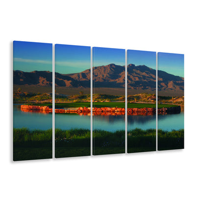 The Best Dye In Sin City Las Vegas Paiute Golf Resort, Golf Art Print, Extra Large Canvas Print Wall Art