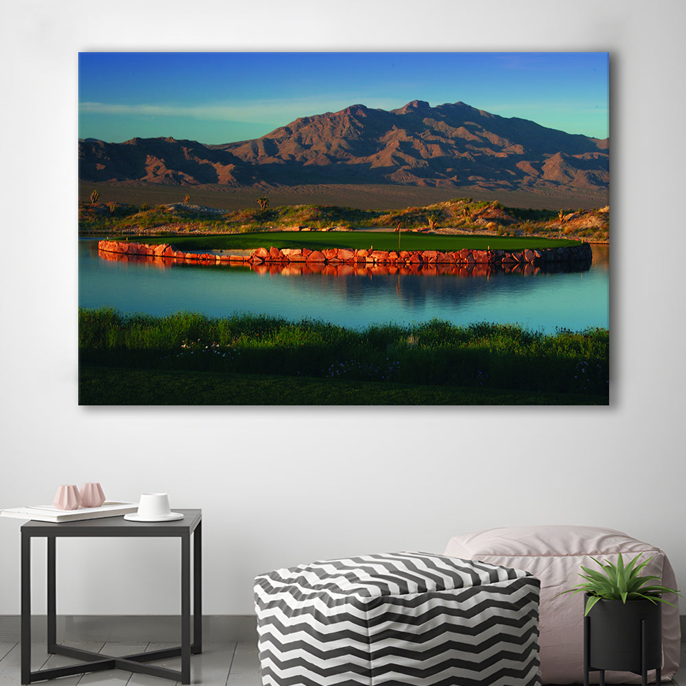 The Best Dye In Sin City Las Vegas Paiute Golf Resort, Golf Art Print,Gifts Golf Lover