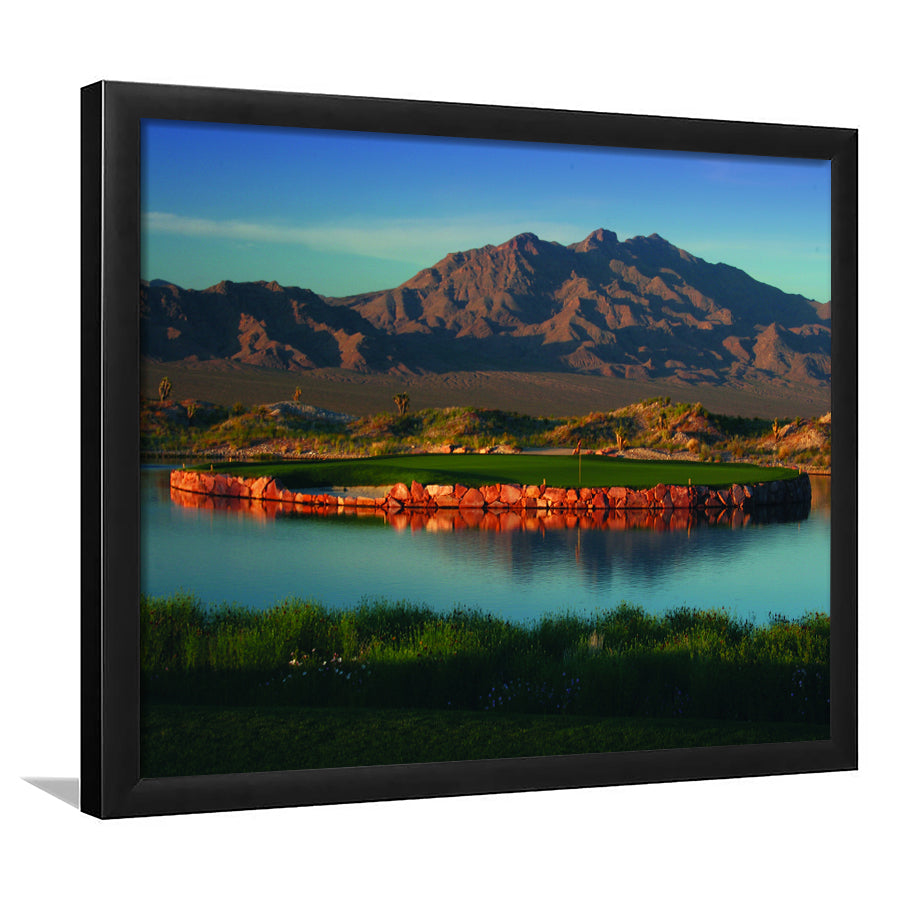 The Best Dye In Sin City Las Vegas Paiute Golf Resort, Framed Art Print Wall Decor, Picture Framed