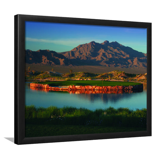 The Best Dye In Sin City Las Vegas Paiute Golf Resort, Framed Art Print Wall Decor, Picture Framed