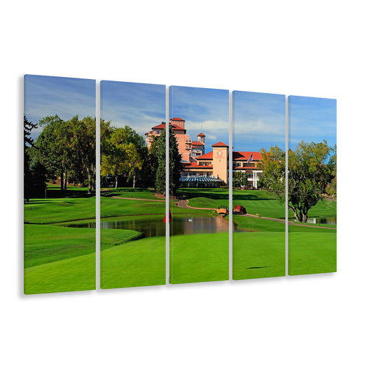 The Broadmoor Golf Club A Colorado Springs Resort, Golf Art Print, Extra Large Canvas Print Wall Art