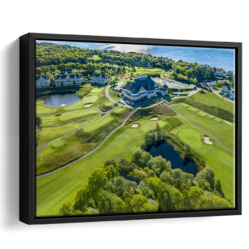 The Club At New Seabury Offers A ‘Cape Escape’, Floating Framed Canvas Print Wall Art