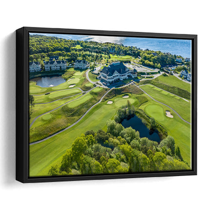 The Club At New Seabury Offers A ‘Cape Escape’, Floating Framed Canvas Print Wall Art