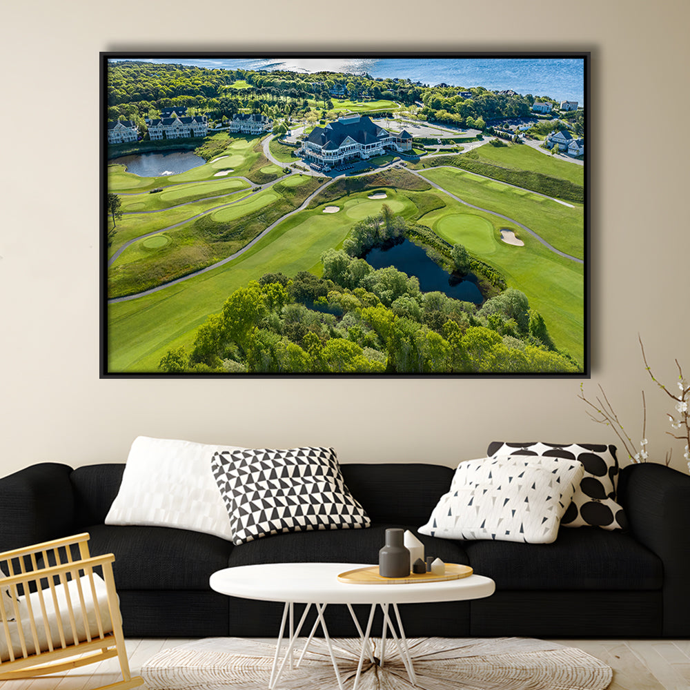 The Club At New Seabury Offers A ‘Cape Escape’, Floating Framed Canvas Print Wall Art