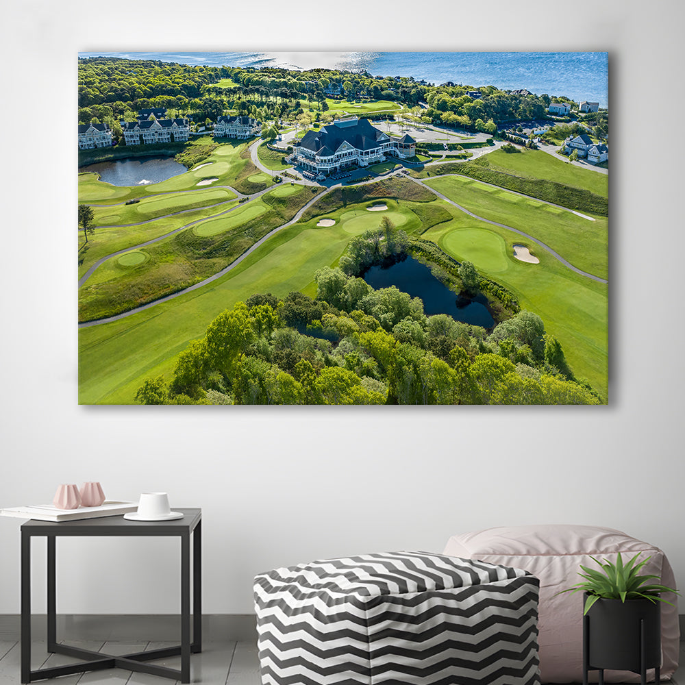 The Club At New Seabury Offers A ‘Cape Escape’, Golf Art Print,Gifts Golf Lover