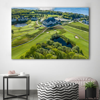 The Club At New Seabury Offers A ‘Cape Escape’, Golf Art Print,Gifts Golf Lover