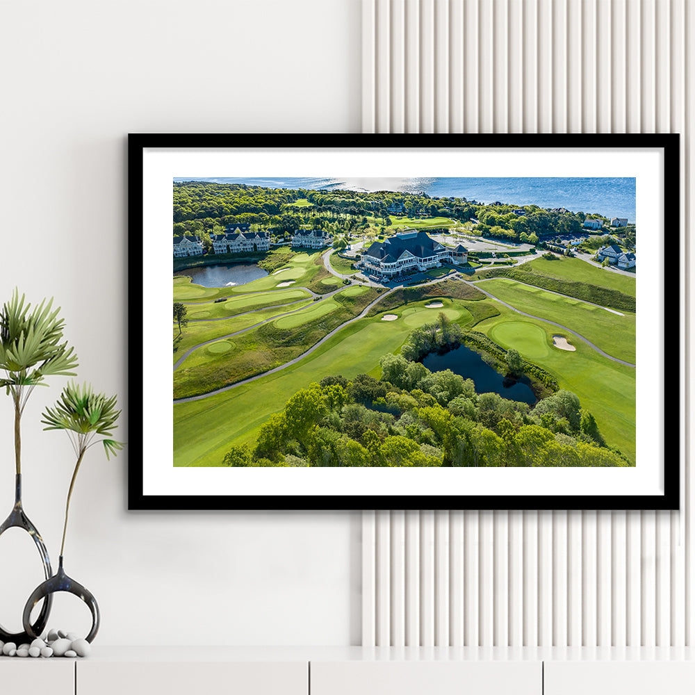 The Club At New Seabury Offers A ‘Cape Escape’, Goft Art Print, Framed Art Print White Border Wall Decor