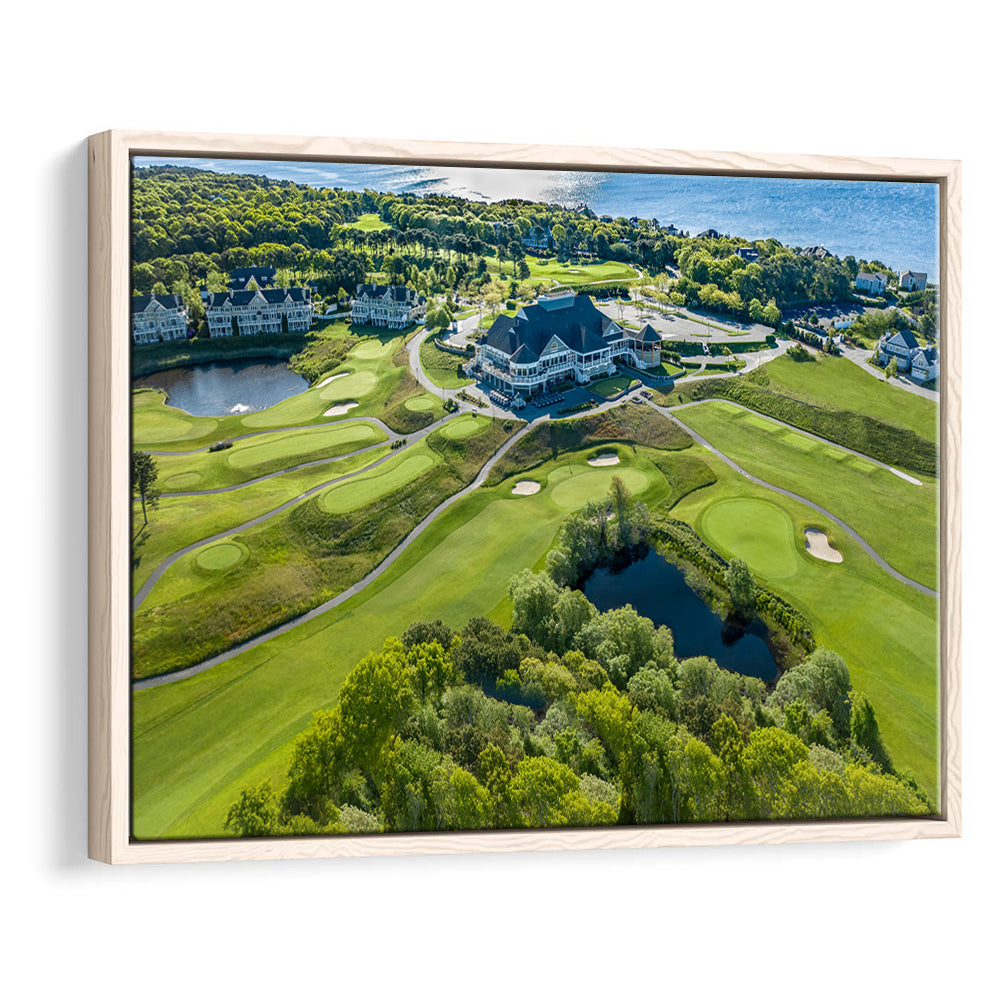 The Club At New Seabury Offers A ‘Cape Escape’, Floating Framed Canvas Print Wall Art
