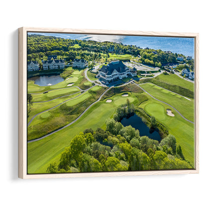 The Club At New Seabury Offers A ‘Cape Escape’, Floating Framed Canvas Print Wall Art