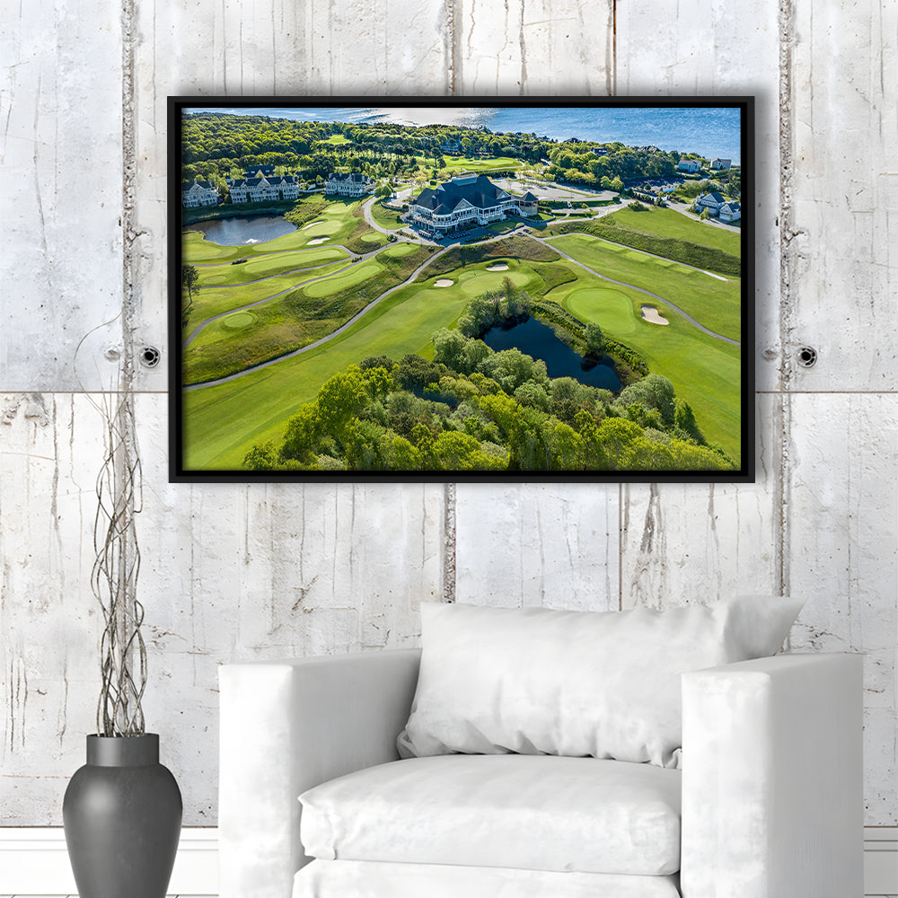 The Club At New Seabury Offers A ‘Cape Escape’, Floating Framed Canvas Print Wall Art