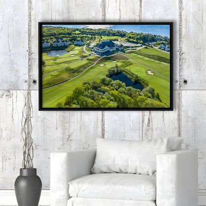 The Club At New Seabury Offers A ‘Cape Escape’, Floating Framed Canvas Print Wall Art