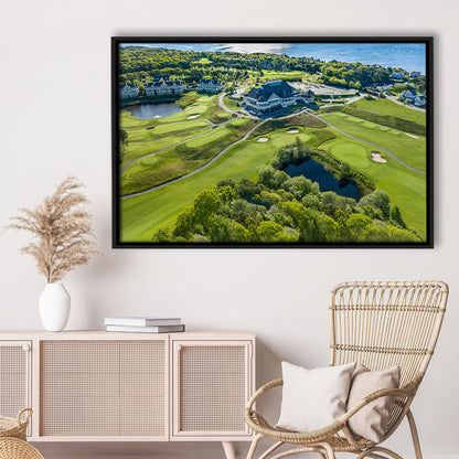The Club At New Seabury Offers A ‘Cape Escape’, Floating Framed Canvas Print Wall Art