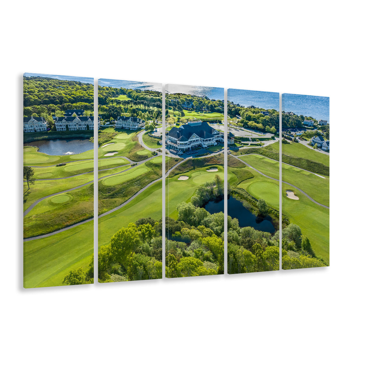 The Club At New Seabury Offers A ‘Cape Escape’, Golf Art Print, Extra Large Canvas Print Wall Art