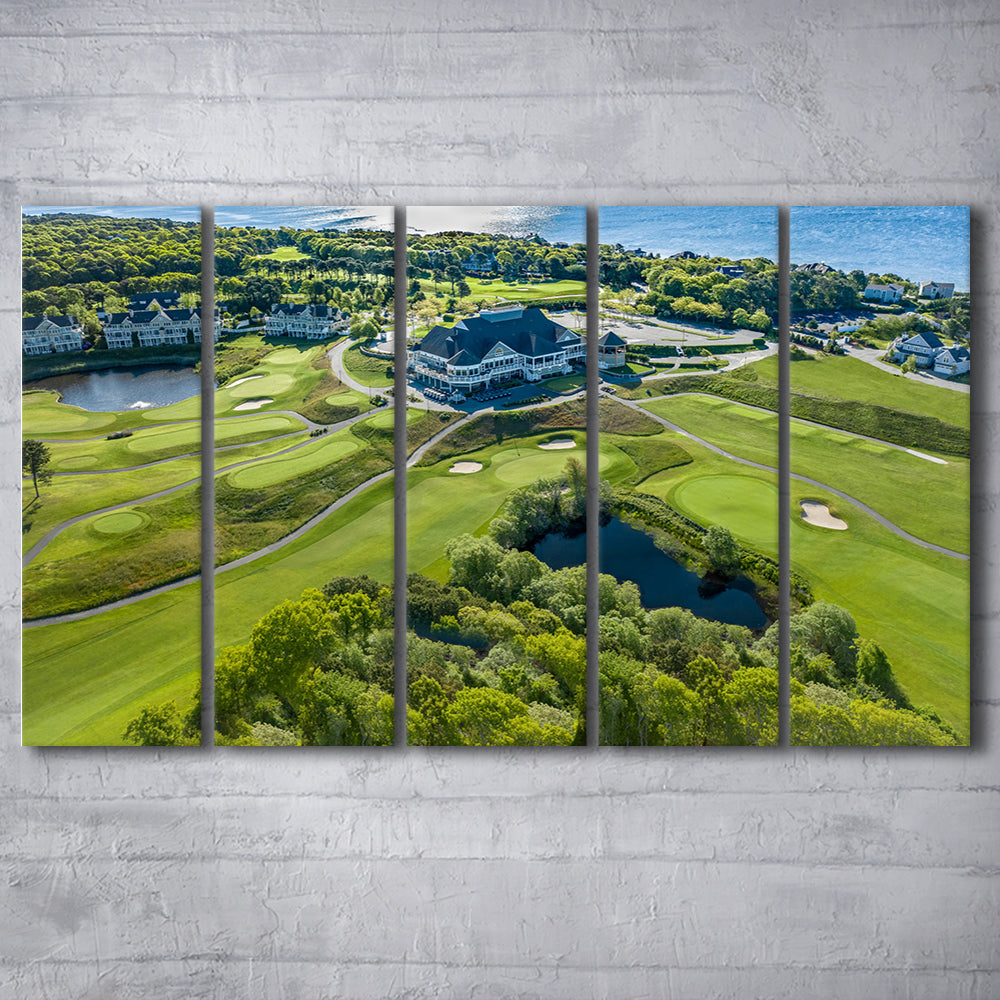 The Club At New Seabury Offers A ‘Cape Escape’, Golf Art Print, Extra Large Canvas Print Wall Art