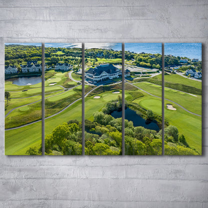 The Club At New Seabury Offers A ‘Cape Escape’, Golf Art Print, Extra Large Canvas Print Wall Art