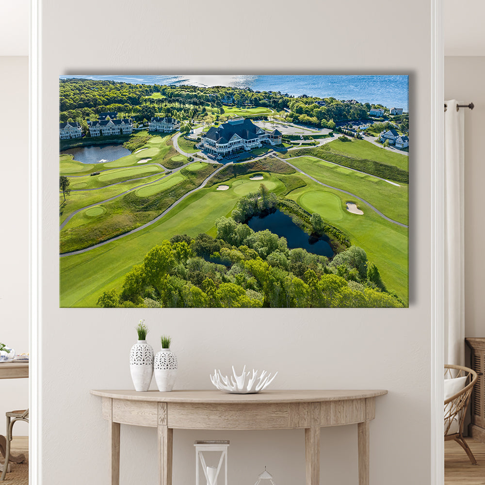 The Club At New Seabury Offers A ‘Cape Escape’, Golf Art Print,Gifts Golf Lover