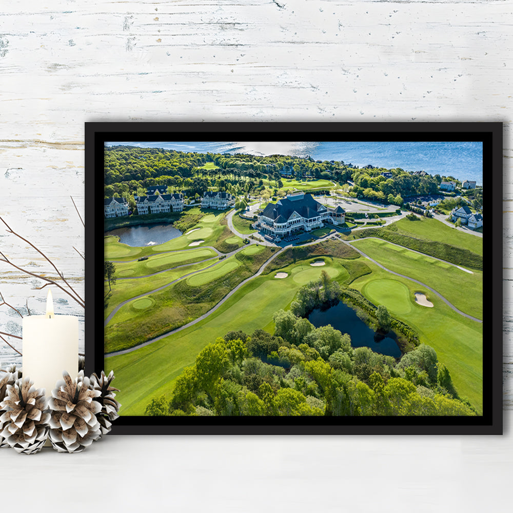 The Club At New Seabury Offers A ‘Cape Escape’, Floating Framed Canvas Print Wall Art