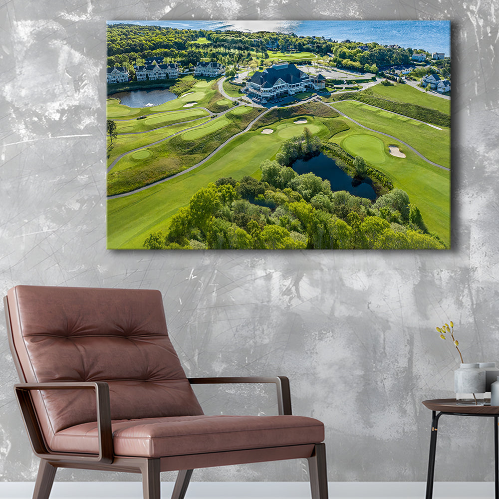 The Club At New Seabury Offers A ‘Cape Escape’, Golf Art Print,Gifts Golf Lover